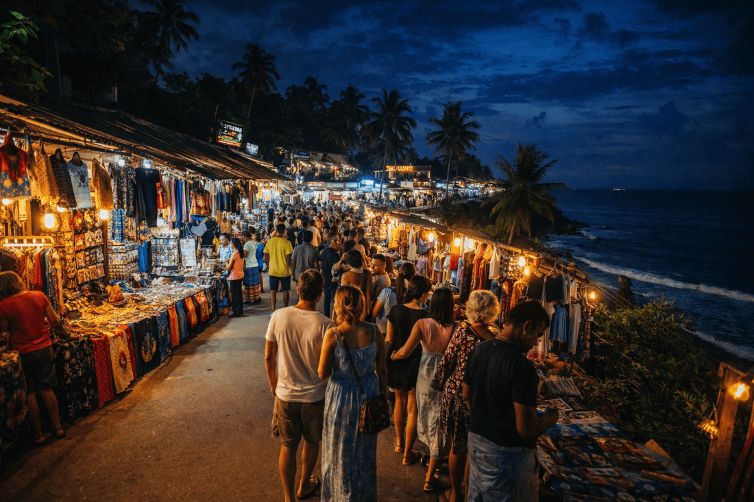 Varkala sunset from cliff